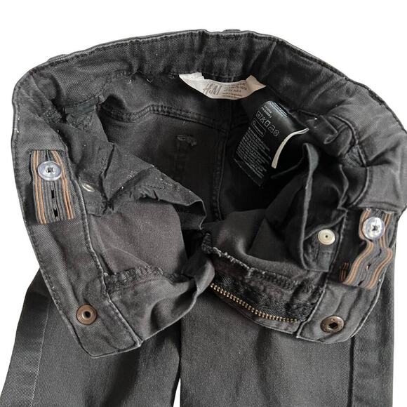 H&M Black Stretch Fit Toddler 3-4 Y Stretch Slim Fit Apparel Adjustable Waist - Picture 10 of 11